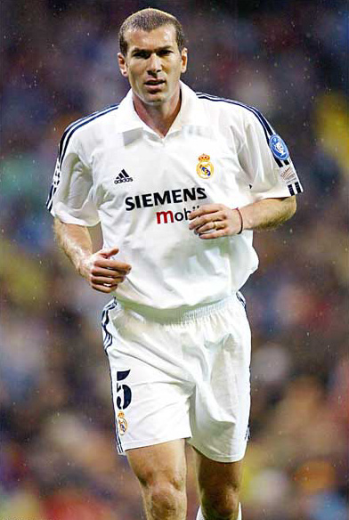 le real avec zidane